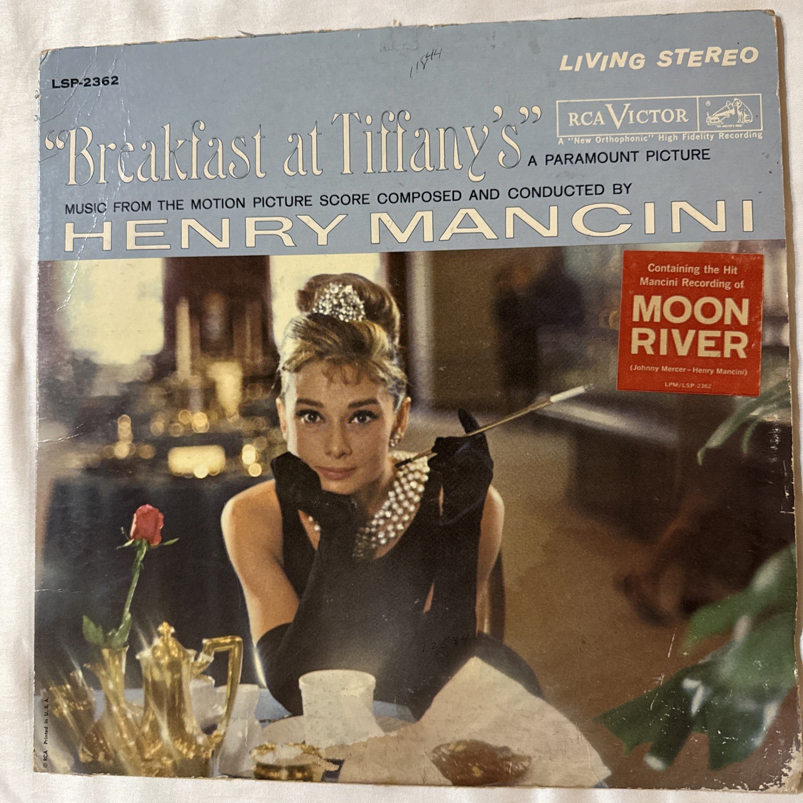 Breakfast At Tiffanys Music FromThe Motion Picture Scoreby Henry Mancini LSP1362