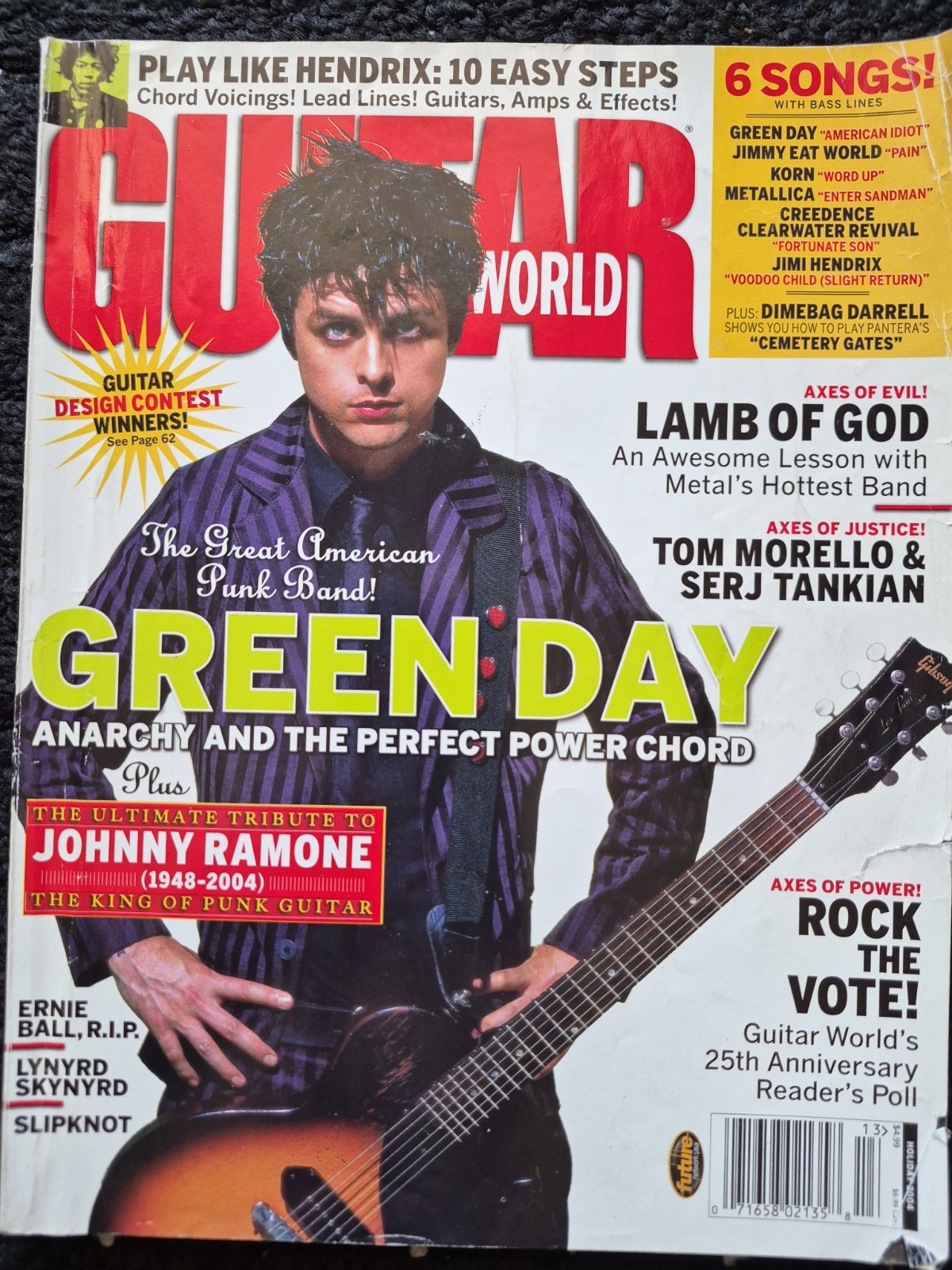 GUITAR  WORLD MAGAZINE 2004'