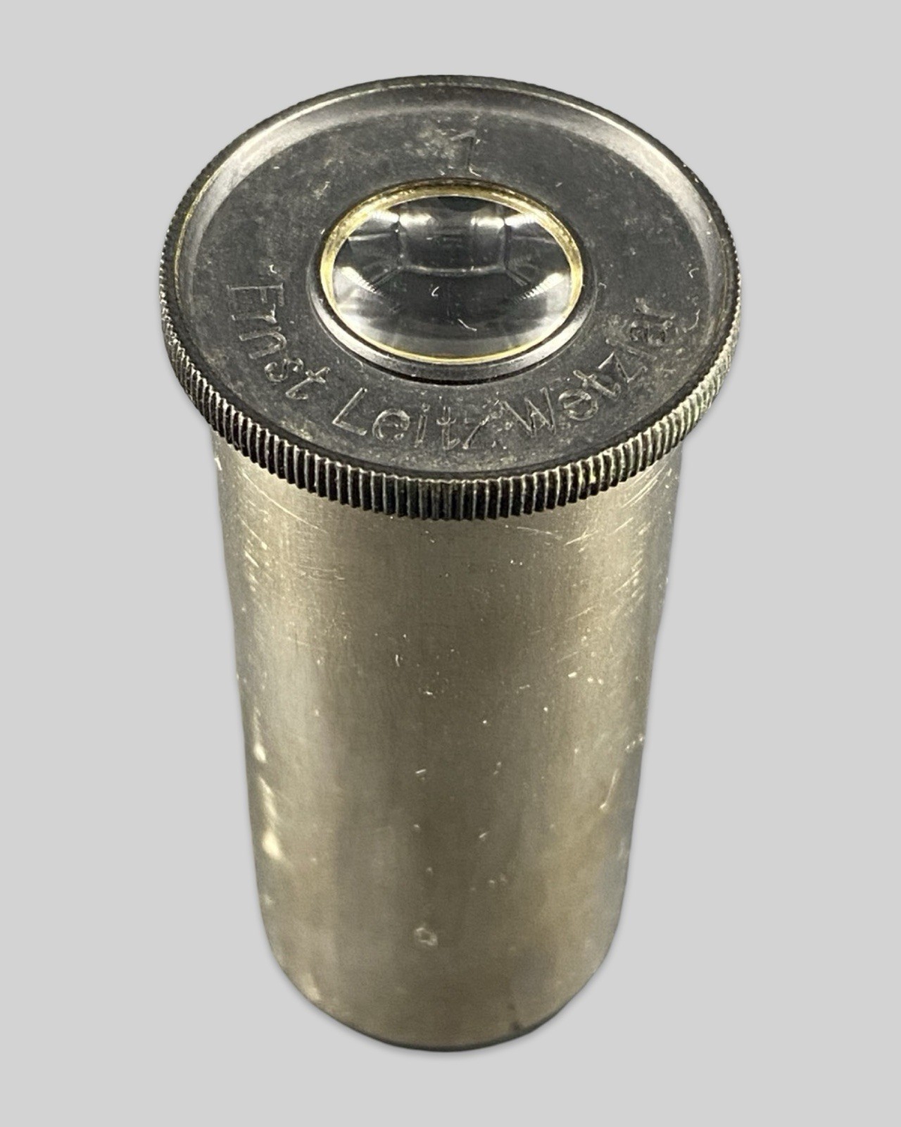 Vintage Ernst Leitz Wetzlar #1 Microscope Lens Ocular Eyepiece VG/EX