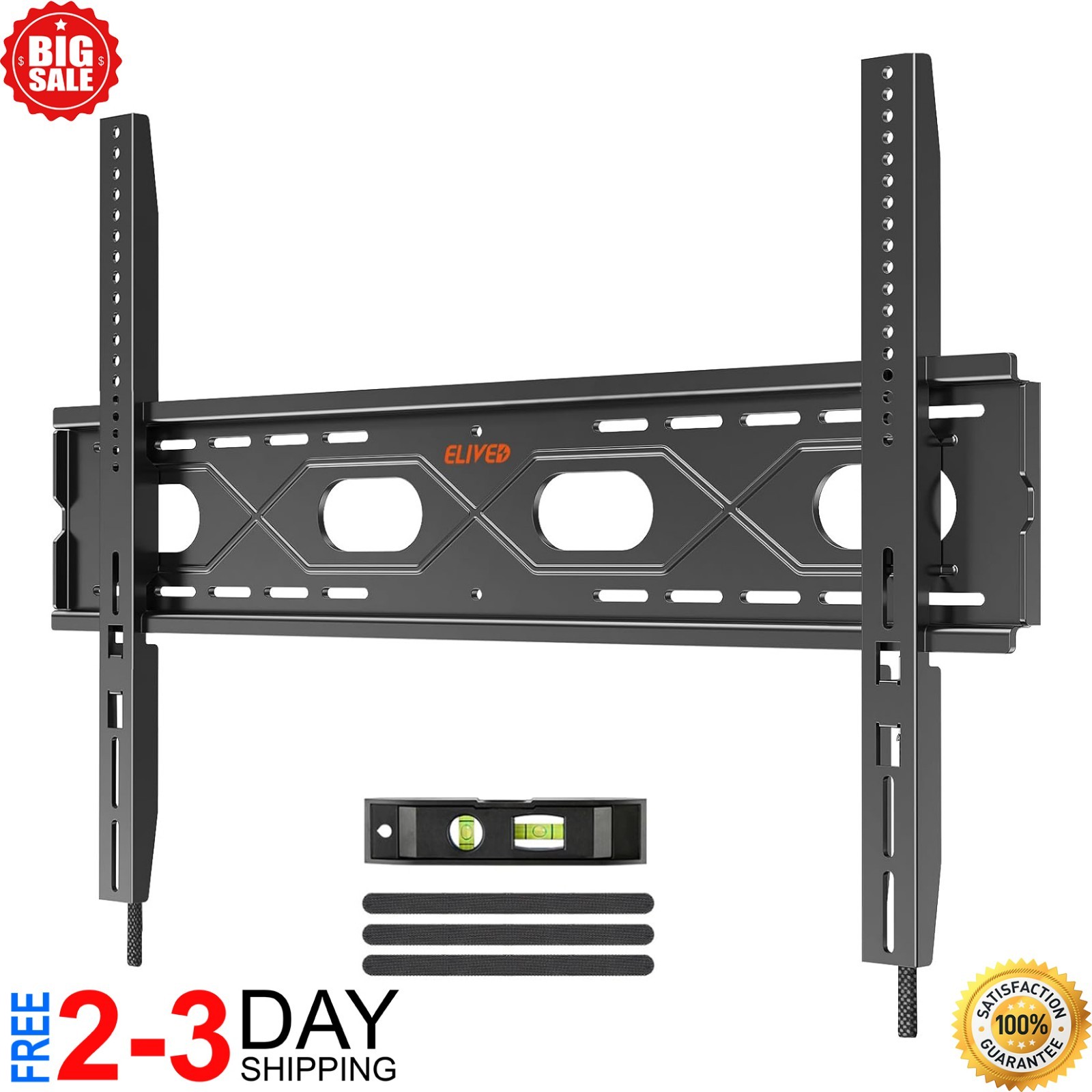 85 86 98 100 Inch Heavy Duty TV Wall Mount for 50-120 Inch Large Tvs up to 220lb