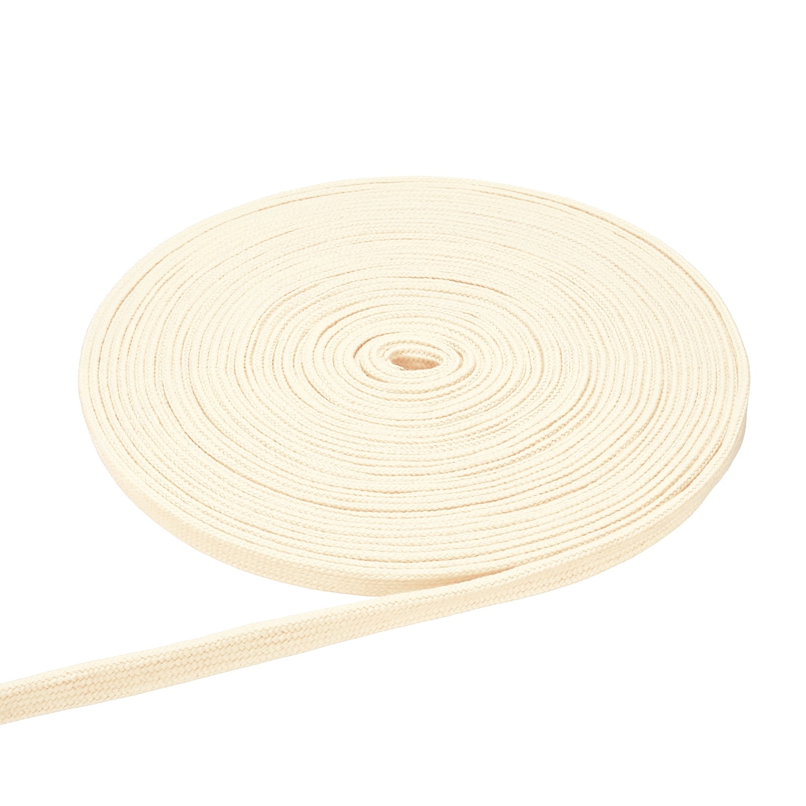 27 Yard x 0.5 Inch Flat Drawstring Cord Rope for Sweatpants Beige