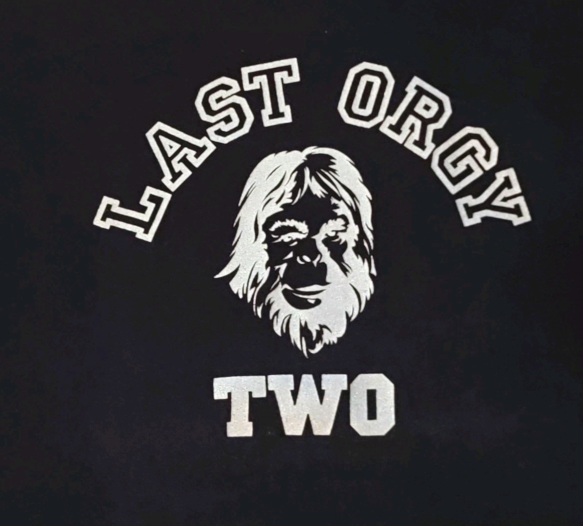 Last Orgy 2 Nigo Jun Takahashi Bape Undercover Nowhere Vintage  Rare Med Glitter