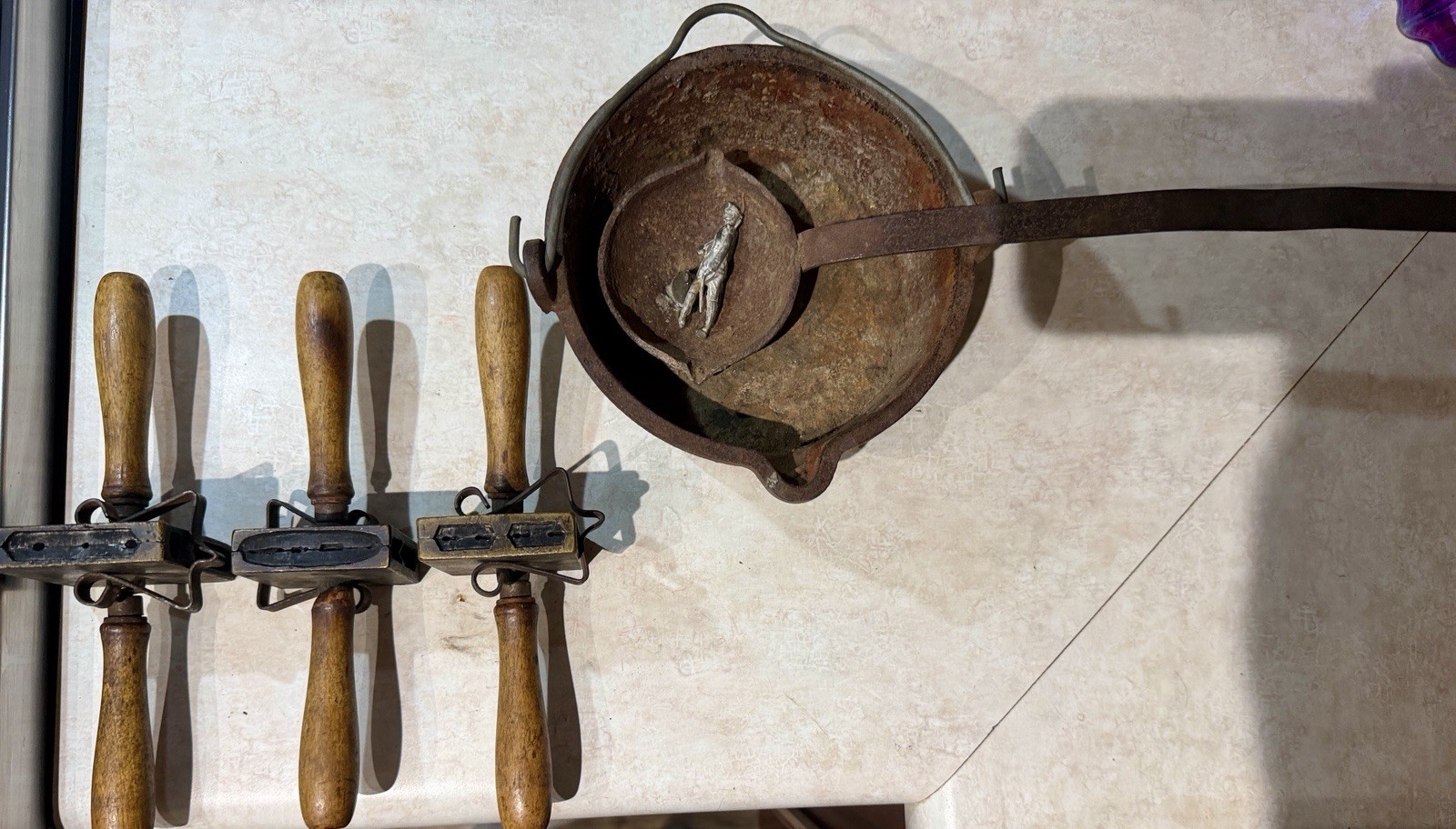 Antique 1920s S Sachs Toy Soldier Casting Mold Set Cavalry Lead Figures NY