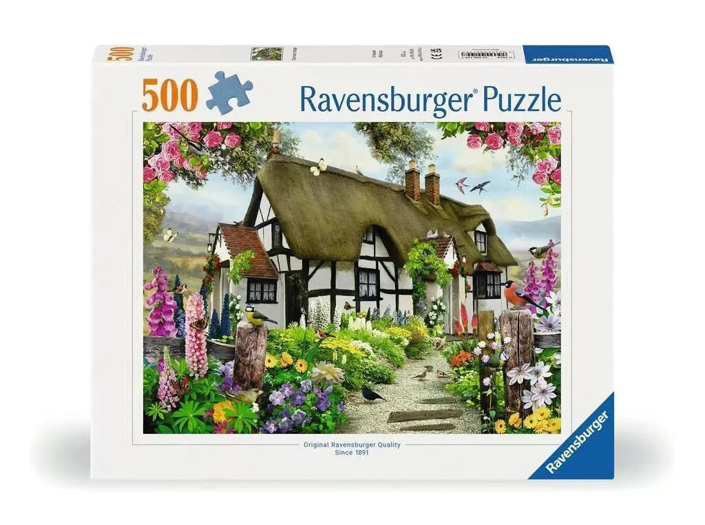 NEW & SEALED Ravensburger 00199 Dreamy Cottage 500 Pc Jigsaw Puzzle USA SELLER NEW & SEALED Ravensburger 00199 Dreamy Cottage 500 Pc Jigsaw Puzzle USA SELLER