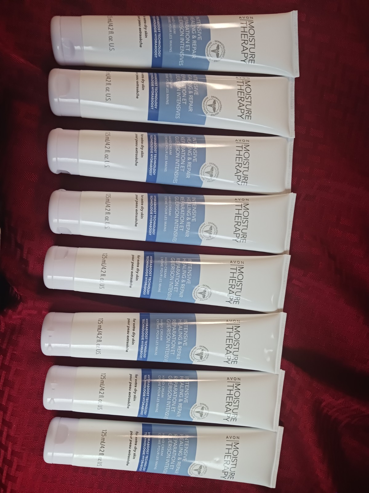 Lot Of 8 Avon Moisture Therapy Intensive Healing & Repair Hand Cream 4.2 fl.0z Lot Of 8 Avon Moisture Therapy Intensive Healing & Repair Hand Cream 4.2 fl.0z