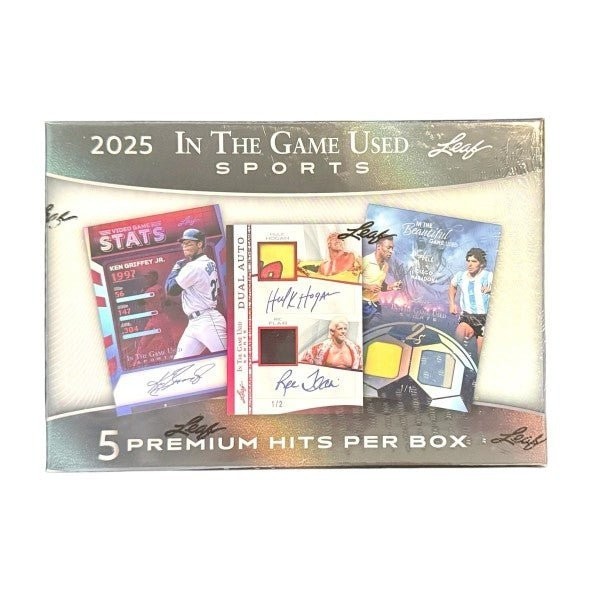 2025 LEAF IN THE GAME USED SPORTS HOBBY BOX - BRAND NEW -  🔥🔥🔥