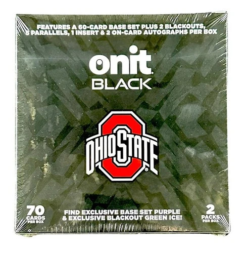 2025 Onit Athlete Black The Ohio State University Football Ultra Edition Box