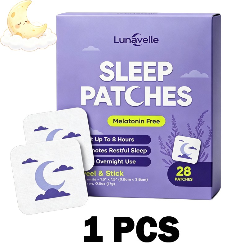 Lunavelle SLEEP PATCHES 28 Pieces Natural Lavender Fast-Acting Deep Sleep Patch