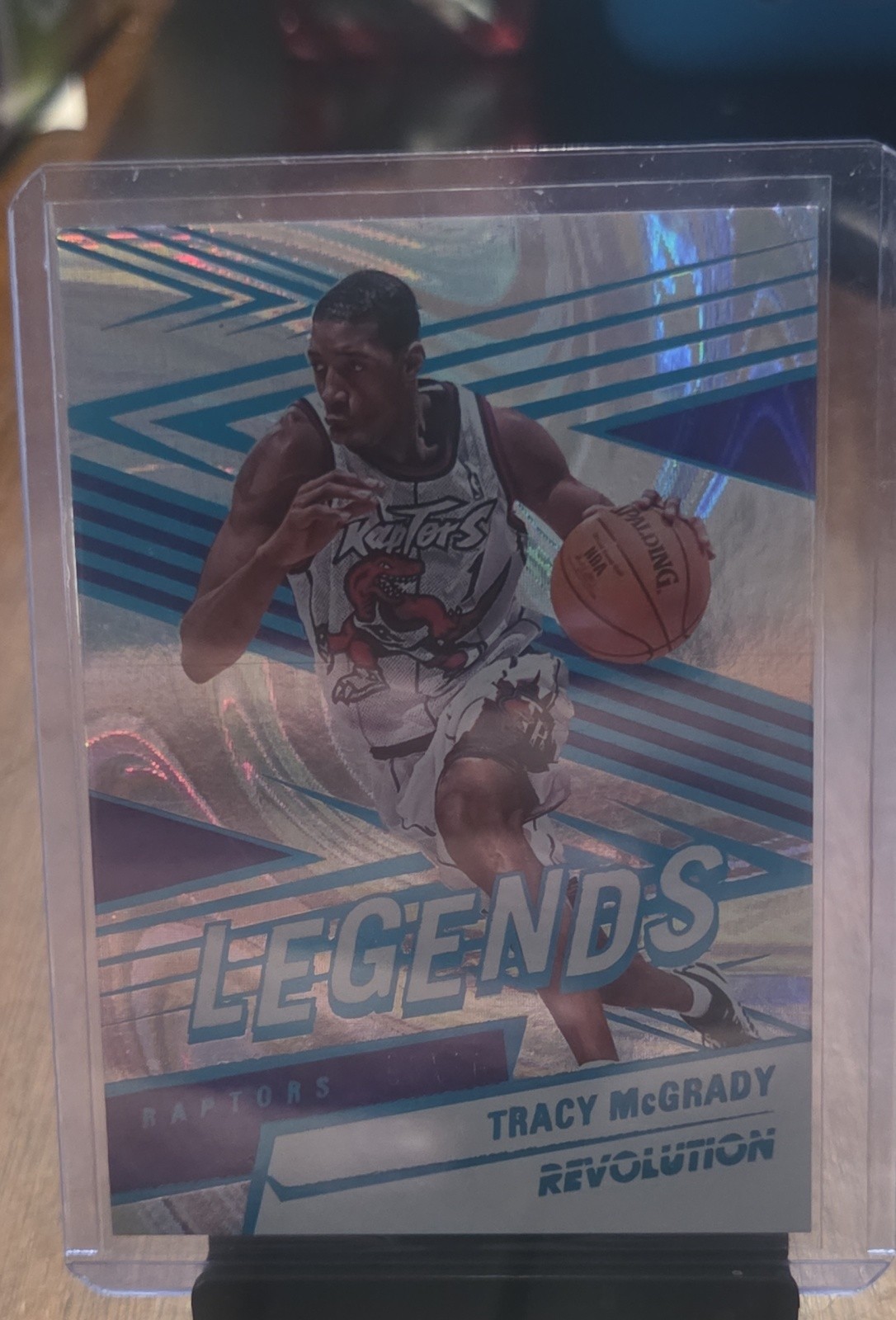 2024-25 Panini Revolution - Legends Tracy McGrady #173 Teal Swirl /49 2024-25 Panini Revolution - Legends Tracy McGrady #173 Teal Swirl /49