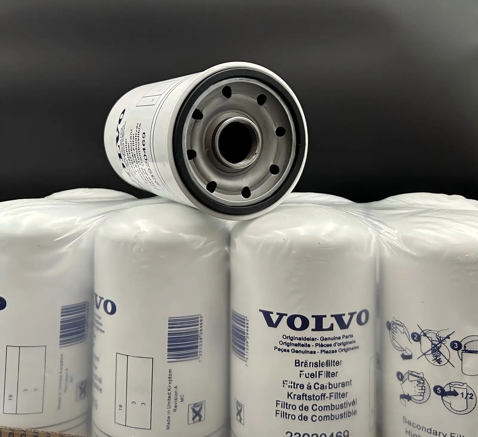 OEM New Fuel Filter Set Of 8 23920469 for Volvo D11/D13/D16 Engine
