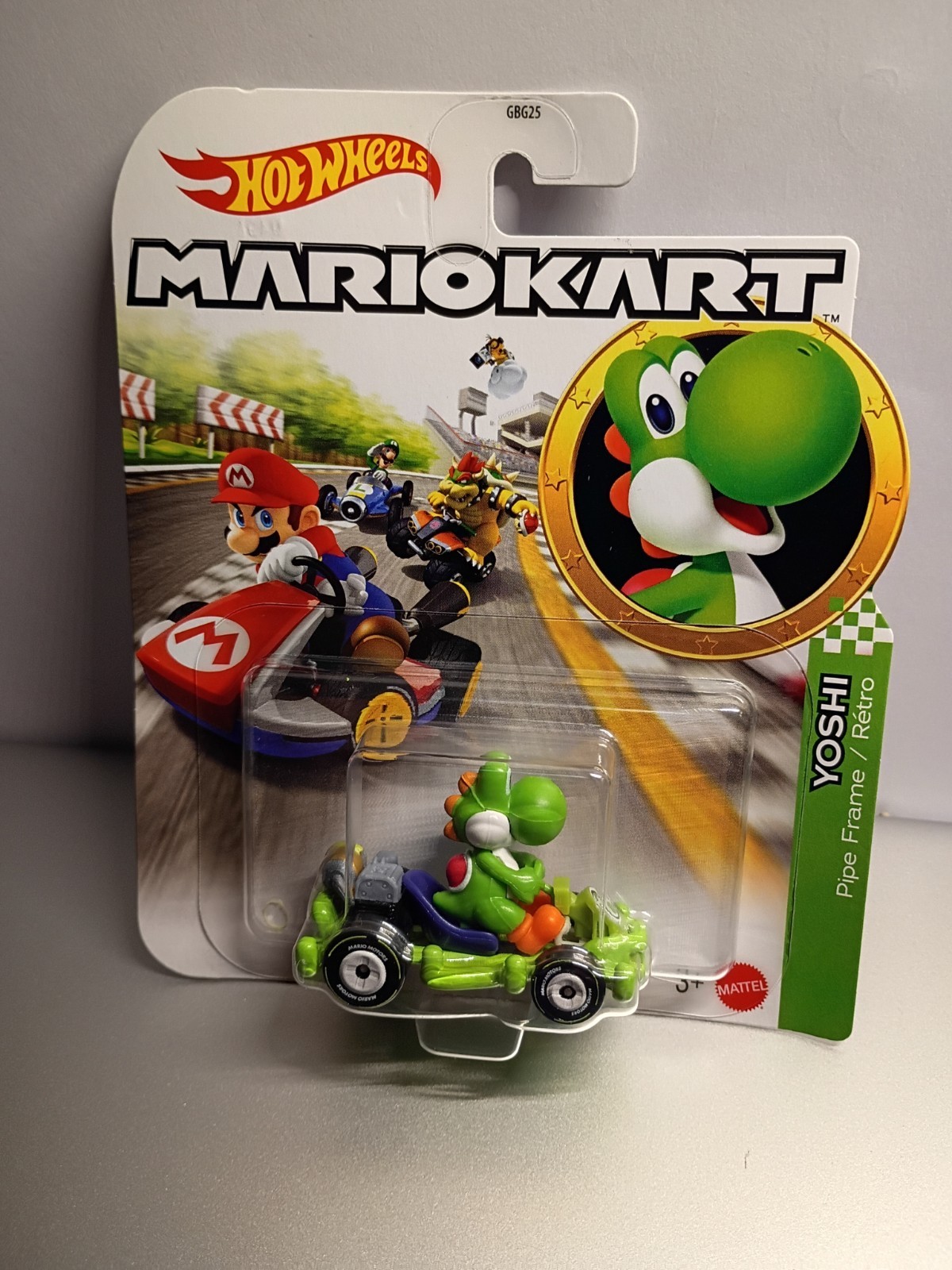 Hot Wheels Mario Kart Yoshi Pipe Frame 1:64 Scale Diecast Green Car Must See Hot Wheels Mario Kart Yoshi Pipe Frame 1:64 Scale Diecast Green Car Must See
