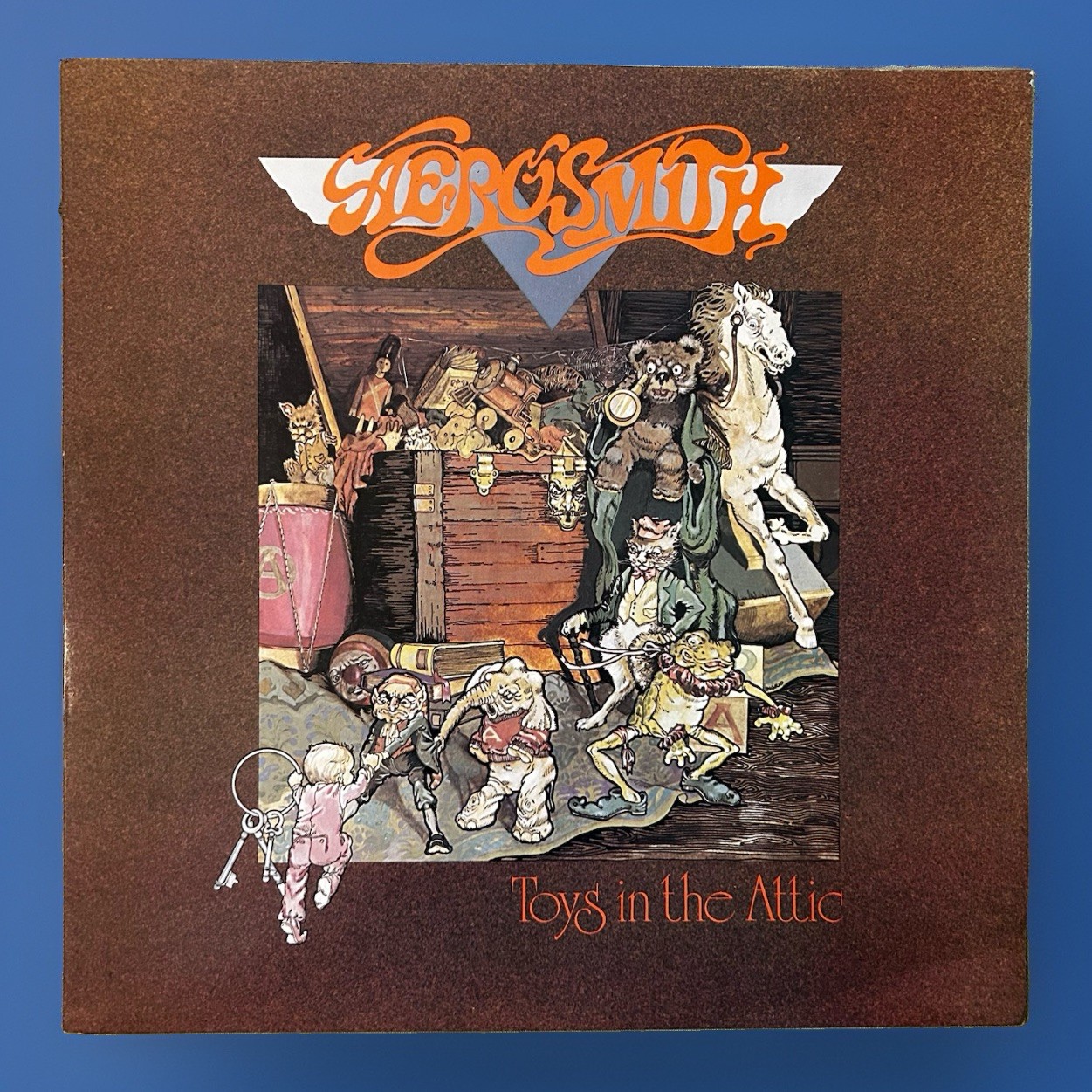 Aerosmith Toys In The Attic Vinyl CBS 80773 UK Sunburst Label 1st NM VG+ Jacket