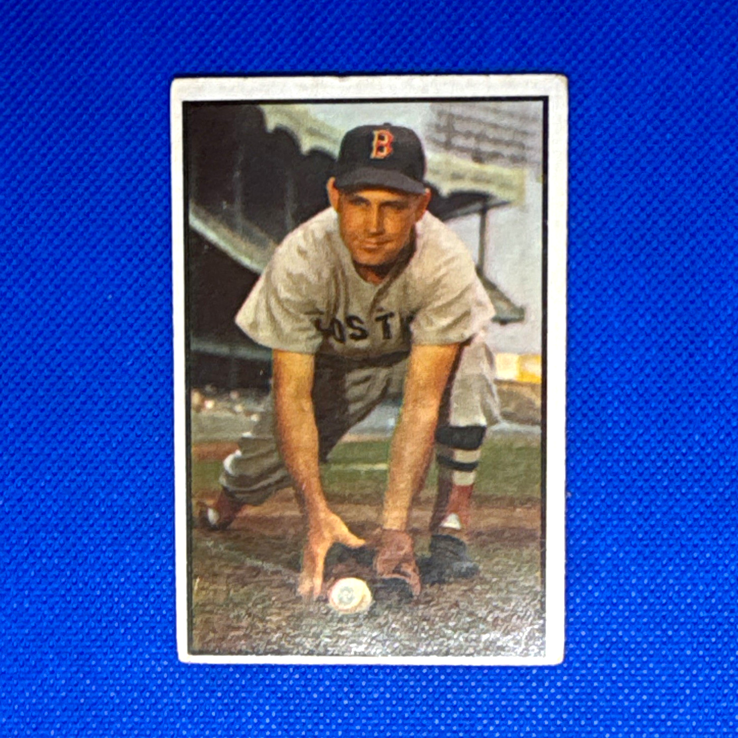 Bowman 1953 Bowman Color Johnny Lipon #123 Boston Red Sox Baseball Card