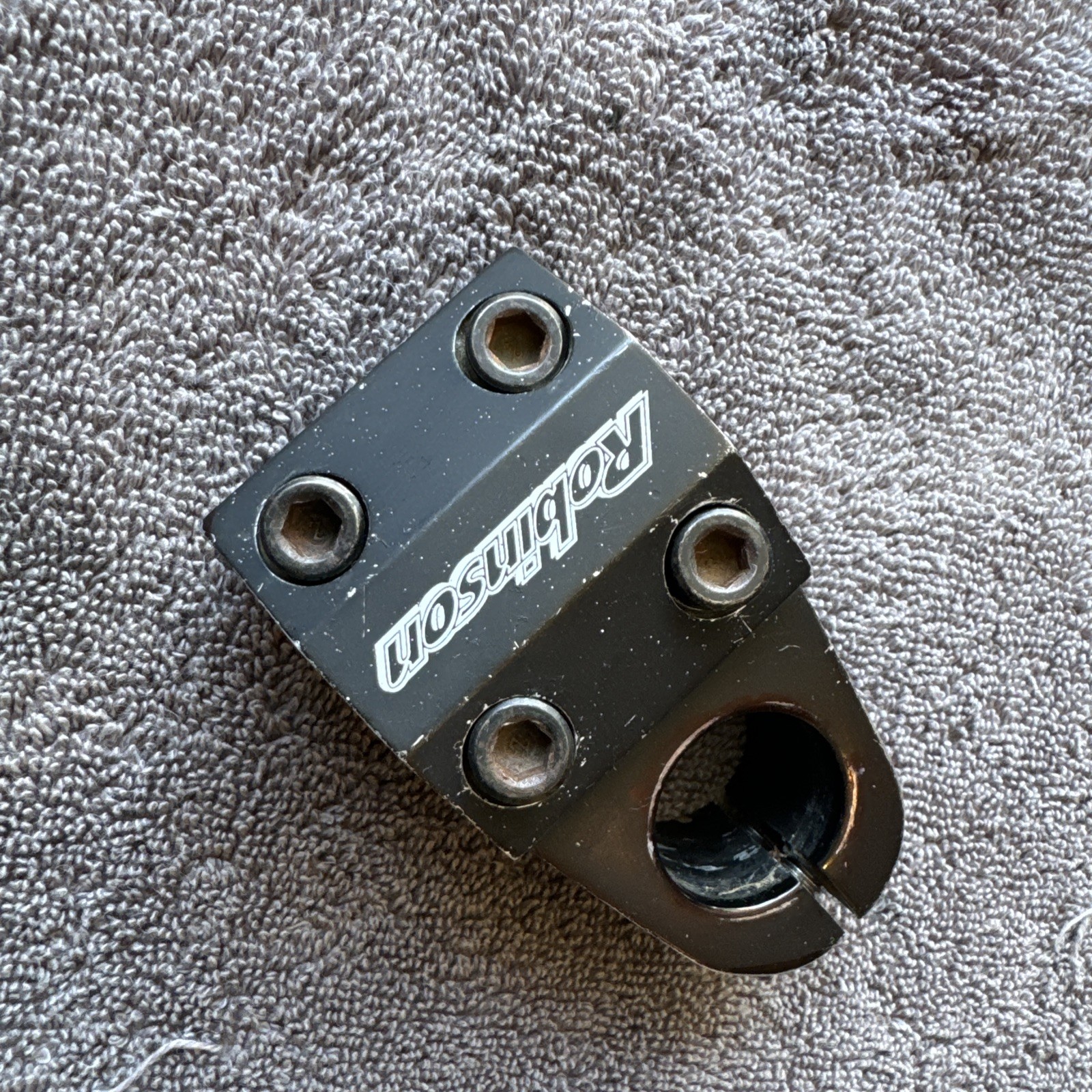 Old Mid School Vintage Robinson Gt BMX Stem 1 1/8 Threadless 22.2 Black Fits Se
