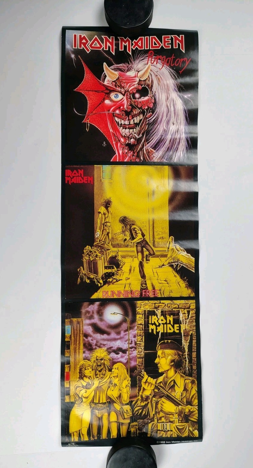 1988 Iron Maiden Locker Poster 25\ 1988 Iron Maiden Locker Poster 25\