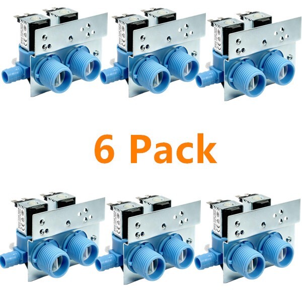 285805 Water Inlet Valve Fits Whirlpool Kenmore Maytag GE Washer Washing 6 Pack