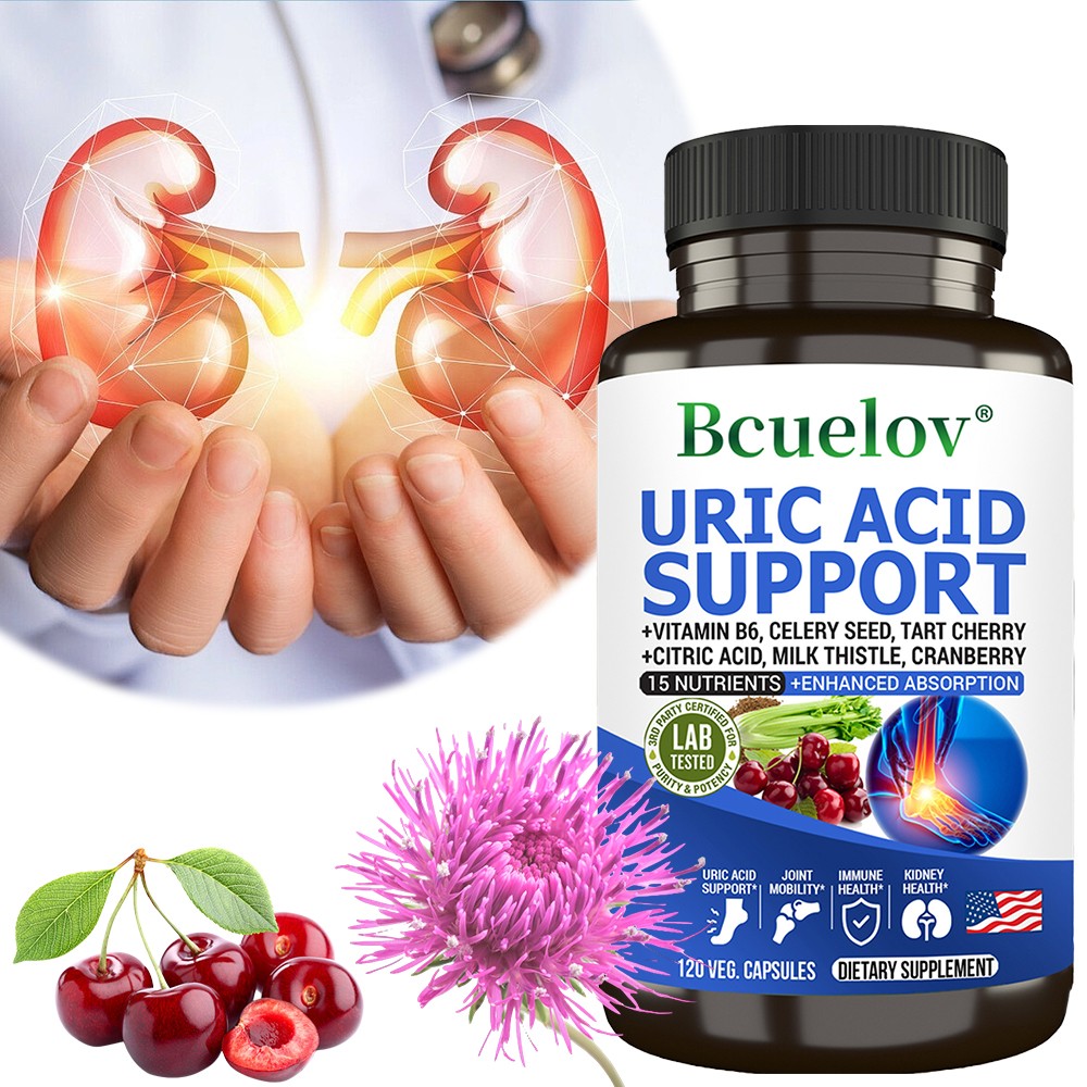 Uric Acid Gout Cleanse Supplements Tart Cherry Joint Pain Cardiovascular Disease