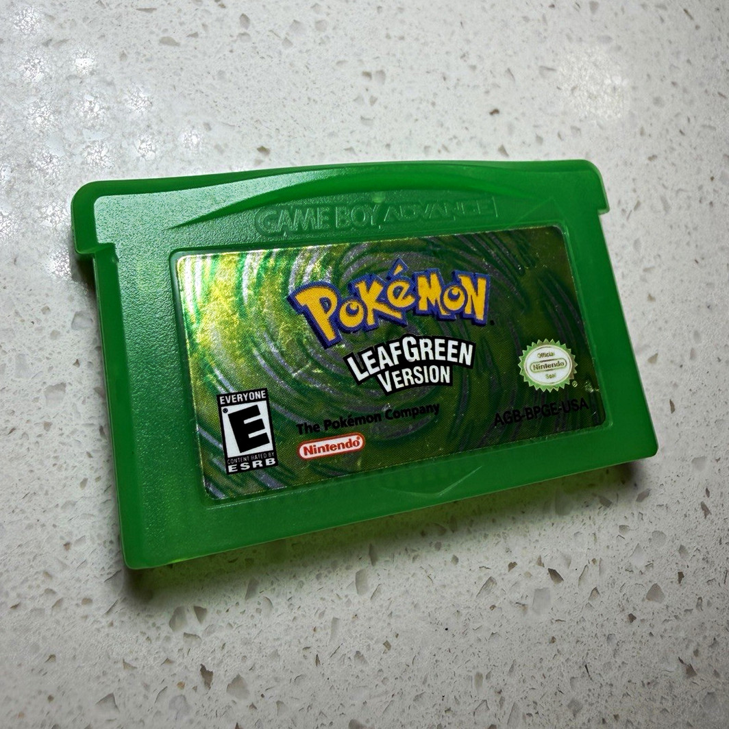 Nintendo Pokémon LeafGreen Version Game Boy Advance E NTSC-U/C (US/Canada)