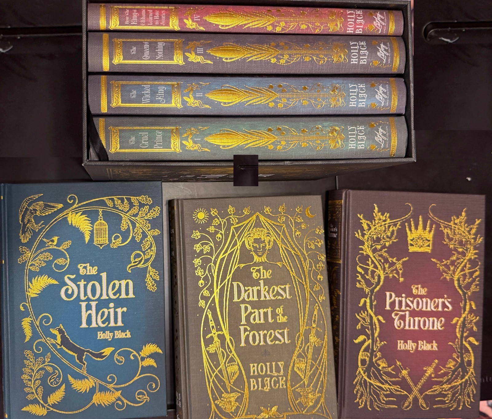 Litjoy. FULL. SET Holly Black -Seven Books Folk of. the Air + SH + Darkest... Litjoy. FULL. SET Holly Black -Seven Books Folk of. the Air + SH + Darkest...