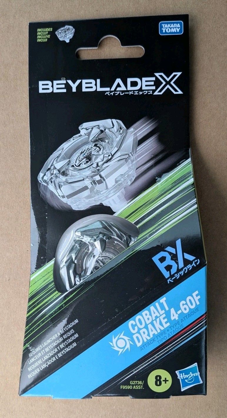 Beyblade X Cobalt Drake 4-60F BX Basic Line Hasbro NEW 