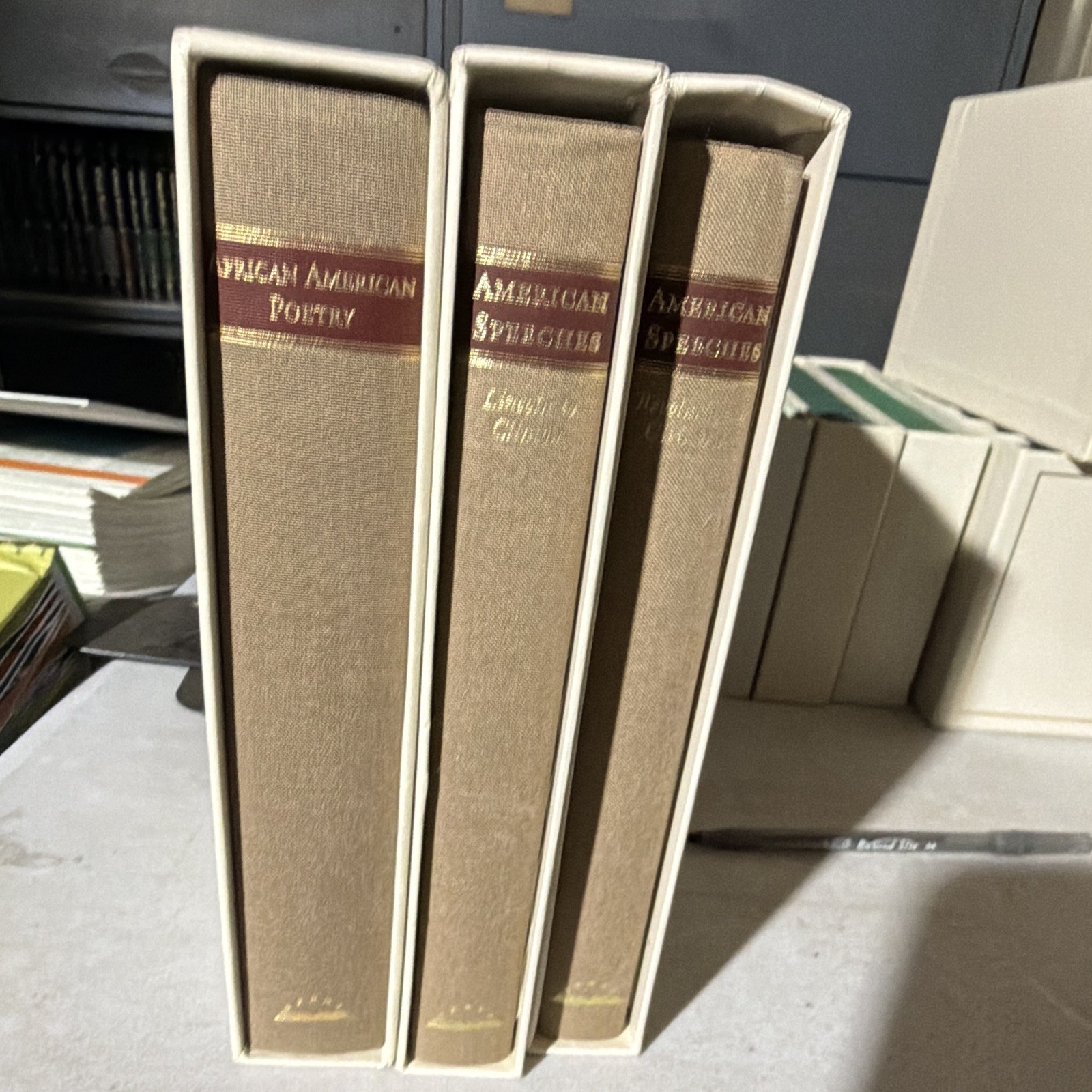 American Poetry / American Statesmen / American Speeches 3-Vol Box Set HC