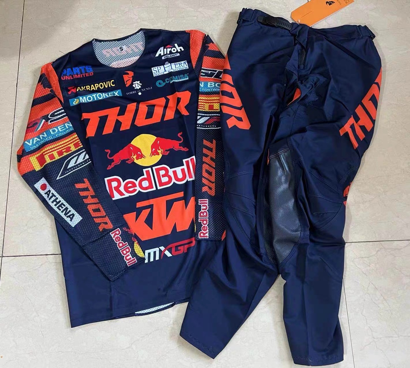 2025 Thor KTM Sportmode Motocross Jersey Pants Set MXGP Dirt Bike Racing Suit