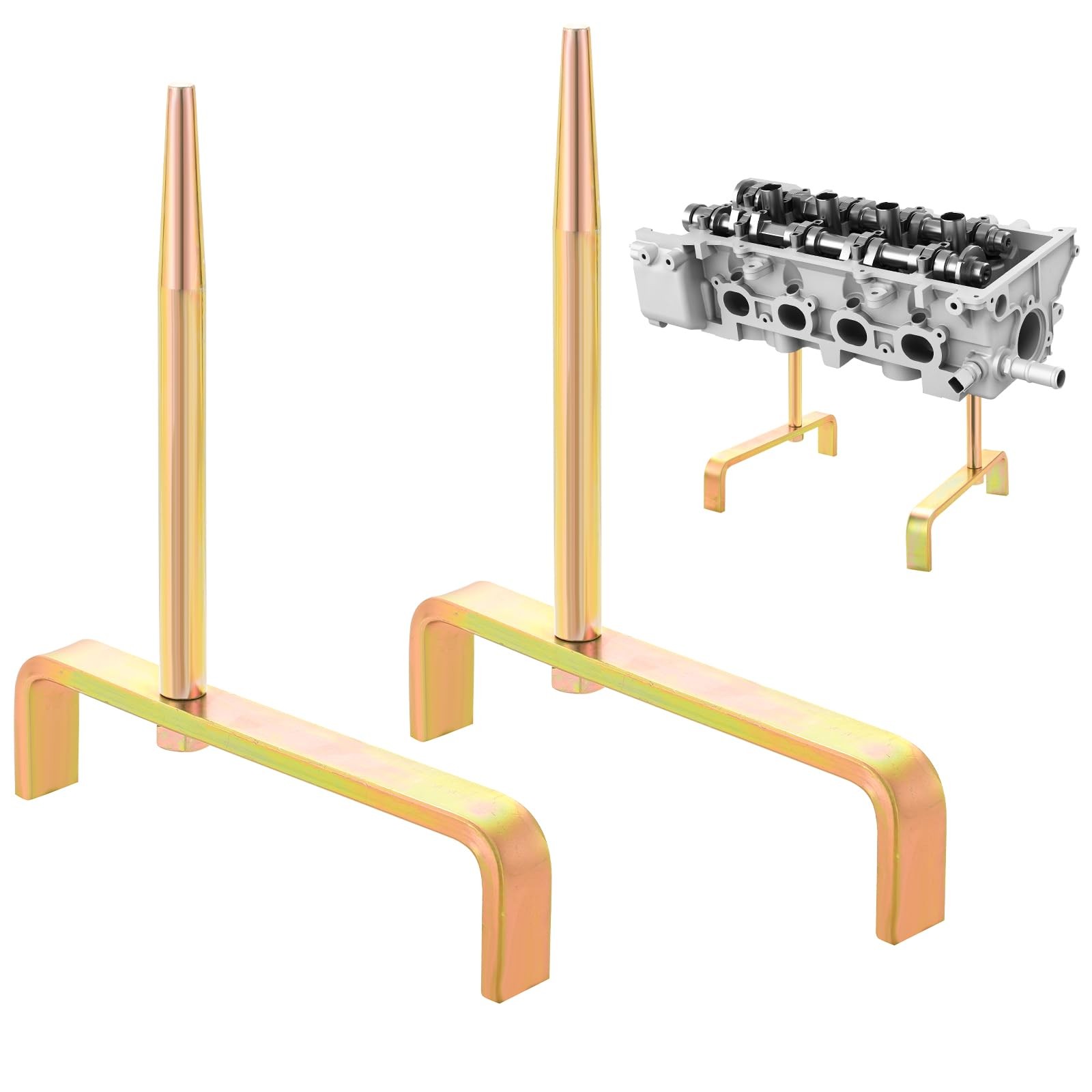 NYXOVA Cylinder Head Stands, 2pc Engine Bracket with 9.3 x 2