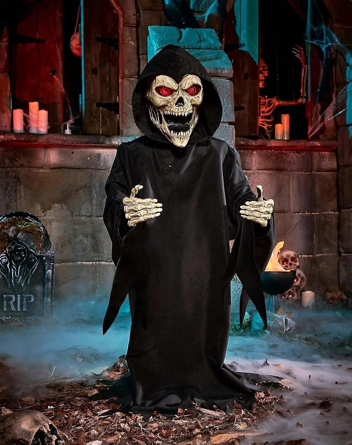 05031448 Spirit Halloween 3 Ft 3 In Screaming Reaper Animatronic 2026 05031448 Spirit Halloween 3 Ft 3 In Screaming Reaper Animatronic 2026