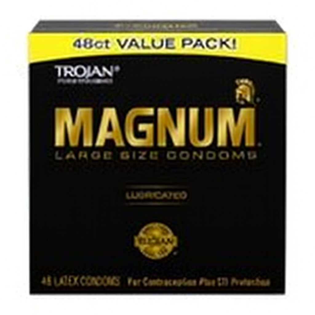 48 PCK TROJAN MAGNUM GOLD CONDOMS  50 PACK-BULK, BUY MORE SAVE MORE exp and 2028