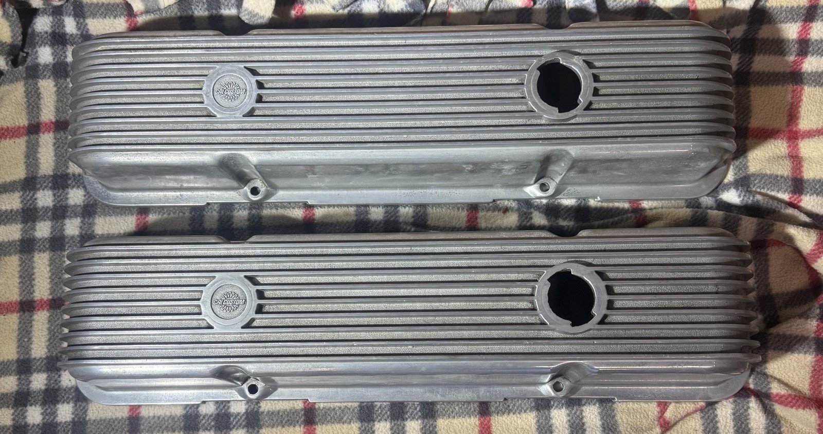 CALCUSTOM value covers for small block Chevy.