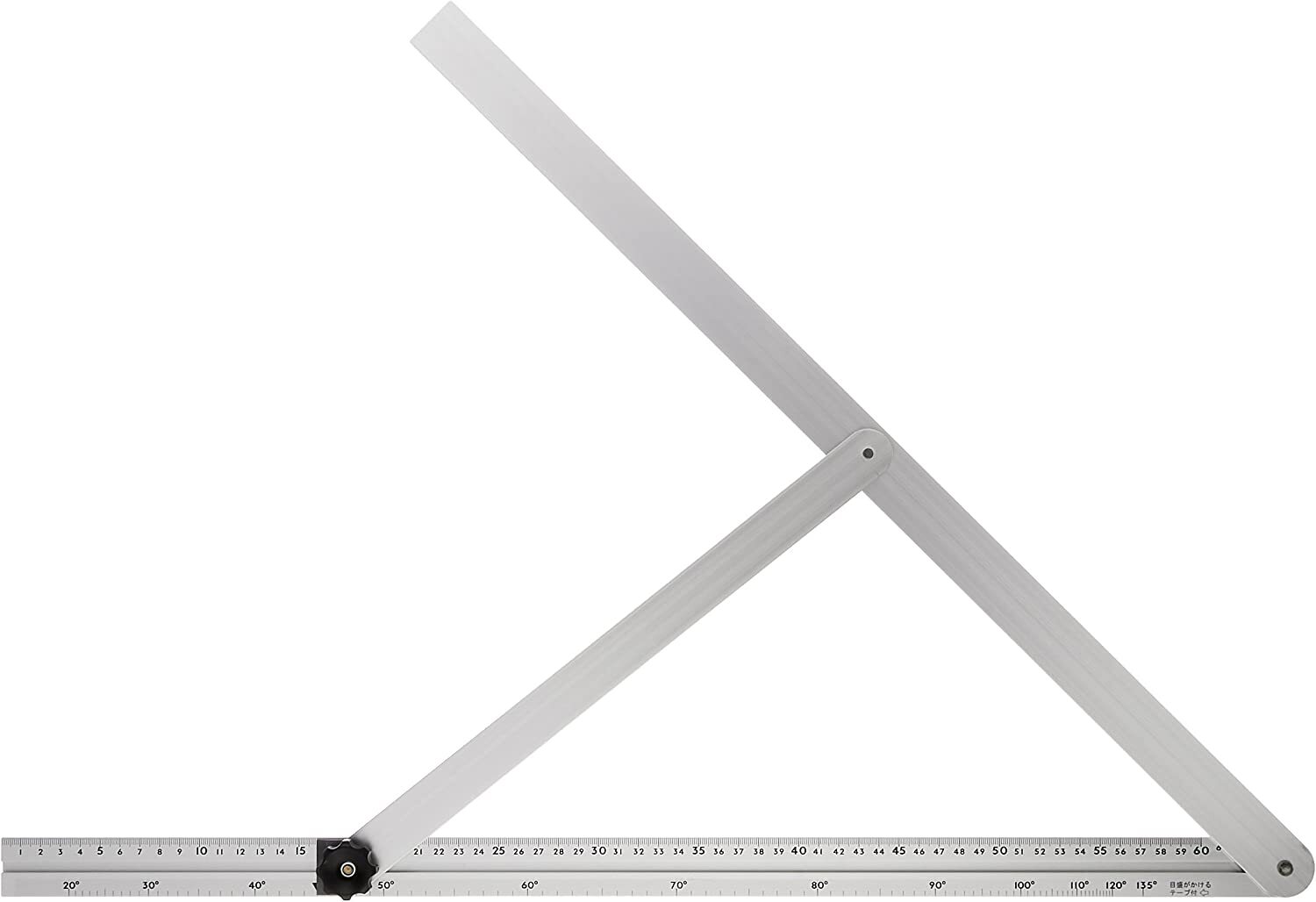 Shinwa Sokutei 62662 SLIDING ADJUSTABLE PRECISION BEVEL 60cm ANGLE IN DEGREE F/S