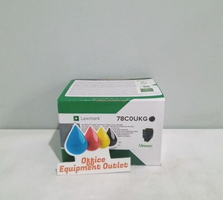 Lexmark 78C0UKG Black Toner Cartridge Lexmark 78C0UKG Black Toner Cartridge