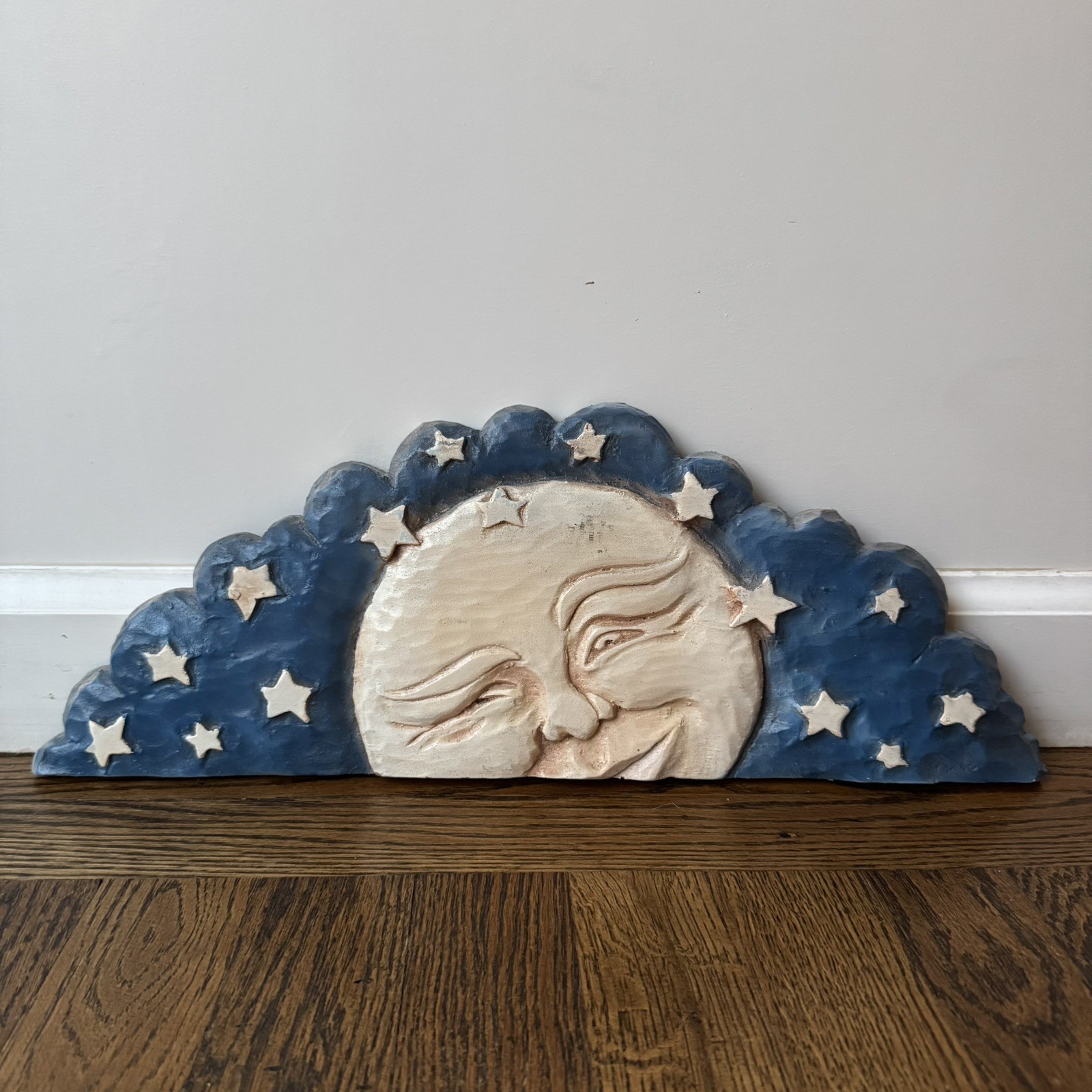 Vintage Al Pisano Celestial Moon Stars Wall Plaque Vintage Al Pisano Celestial Moon Stars Wall Plaque