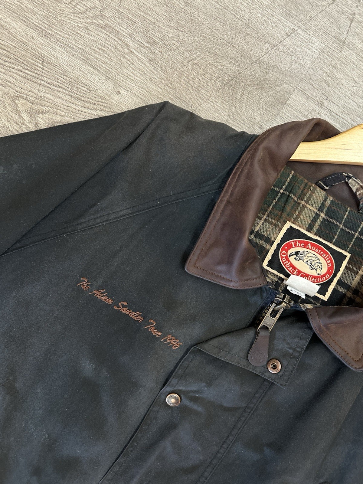 Vintage 1996 Adam Sandler Comedy Tour Wax Crew Jacket Sz XL Leather Promo Vintage 1996 Adam Sandler Comedy Tour Wax Crew Jacket Sz XL Leather Promo