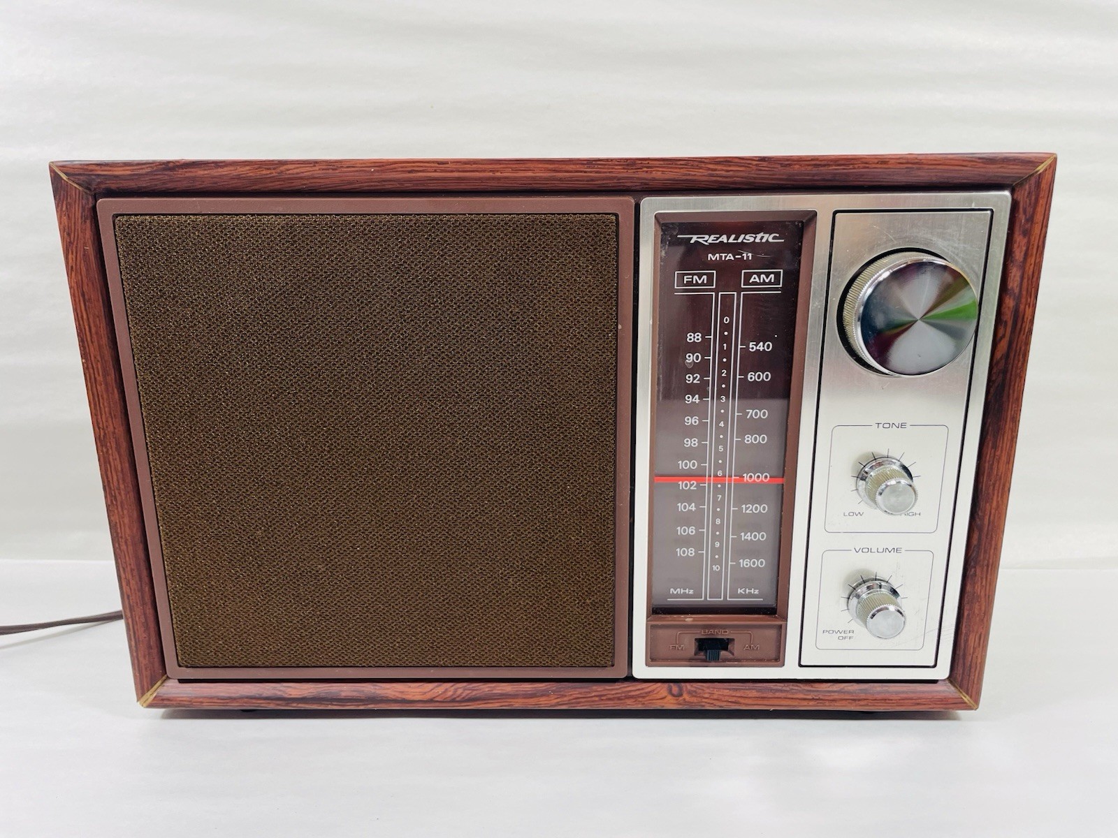 Realistic Vintage AM/FM Radio MTA-11 Cleaned, Serviced, Tested. Good Condition Realistic Vintage AM/FM Radio MTA-11 Cleaned, Serviced, Tested. Good Condition