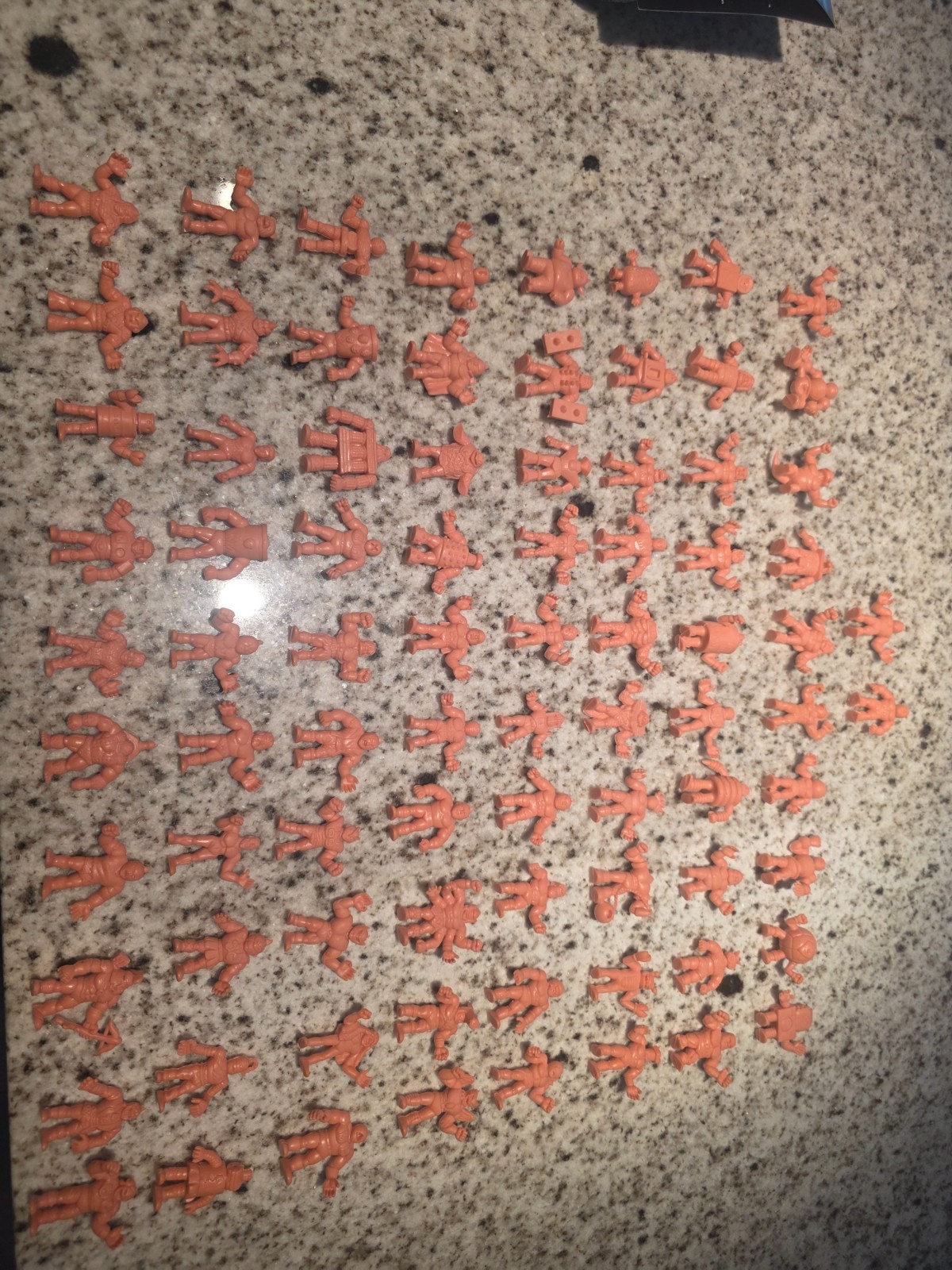 Vintage 1985 Mattel M.U.S.C.L.E. Men Figures Lot of 82 Flesh Pink Kinnikuman Rar