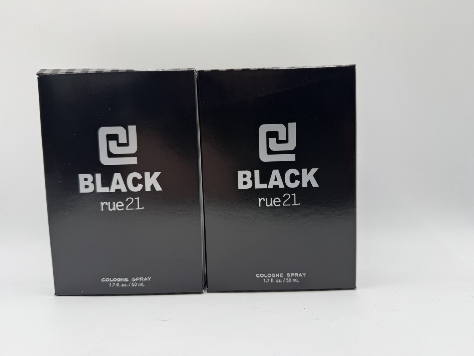2 PACK CJ Black Cologne Spray 1.7 oz by Rue 21 For Him NEW in Box 