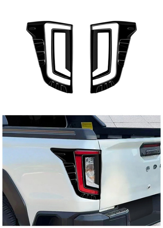 Car Glossy Black Rear Taillight Trim Cover For 2026 Toyota Hilux Car Accessories Car Glossy Black Rear Taillight Trim Cover For 2026 Toyota Hilux Car Accessories