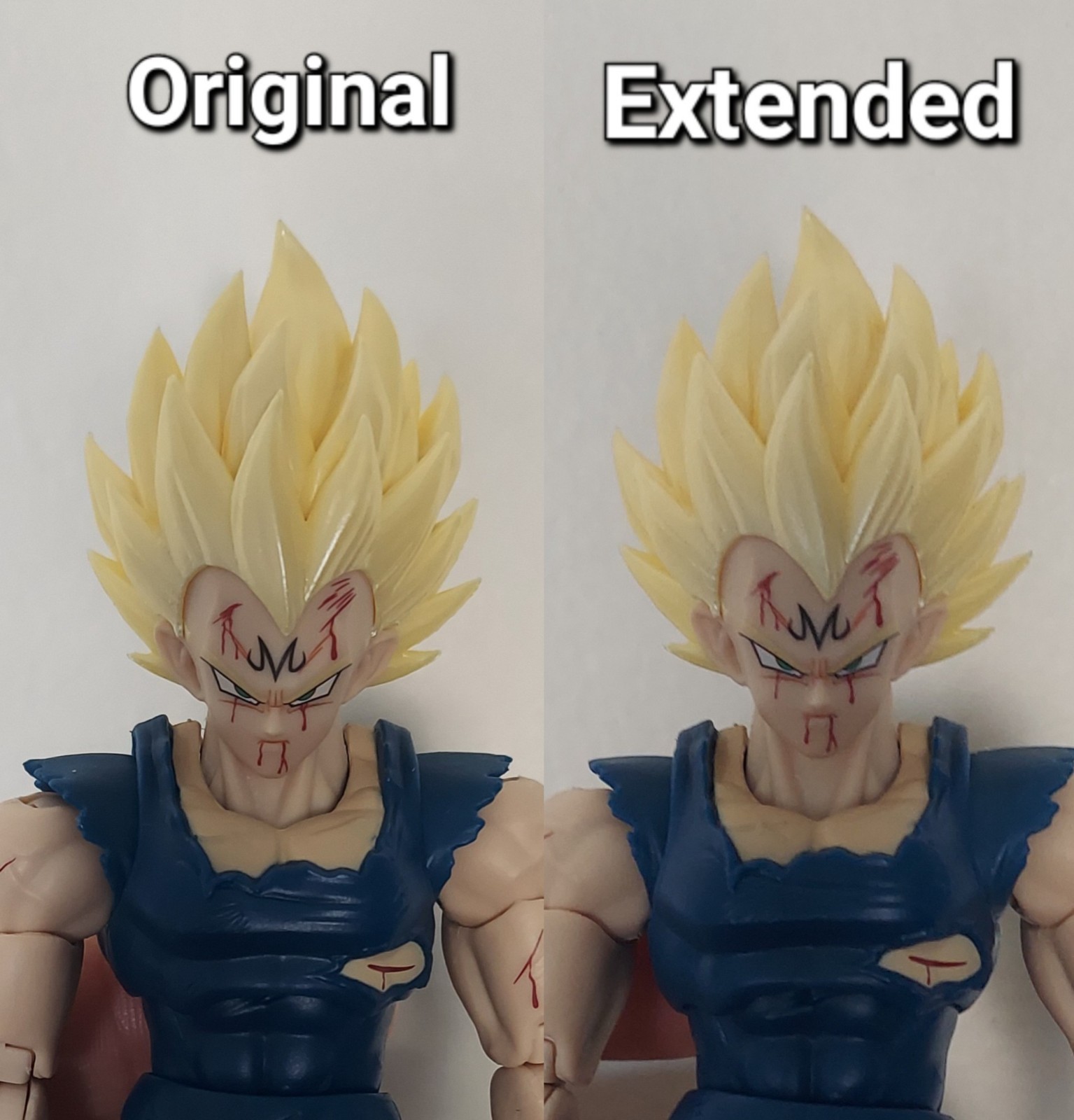 BHT Majin Vegeta Conversion Pegs - READ DESCRIPTION