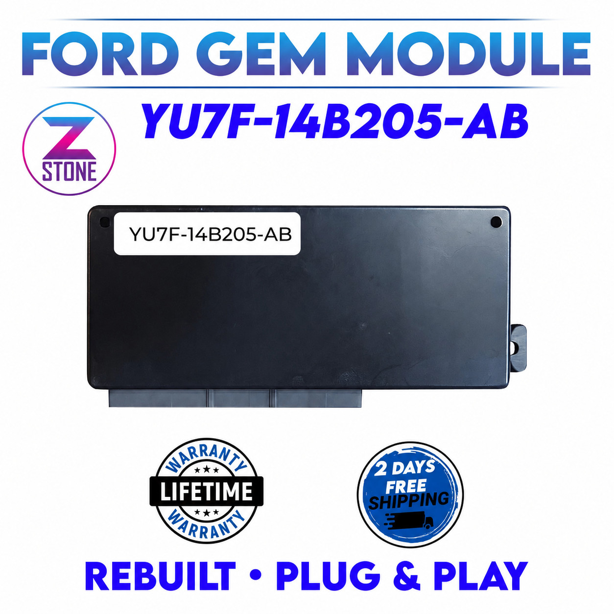 Rebuilt 99-01 EXPEDITION FUSE GEM MULTIFUNCTION BCM MODULE YU7F-14B205-AB