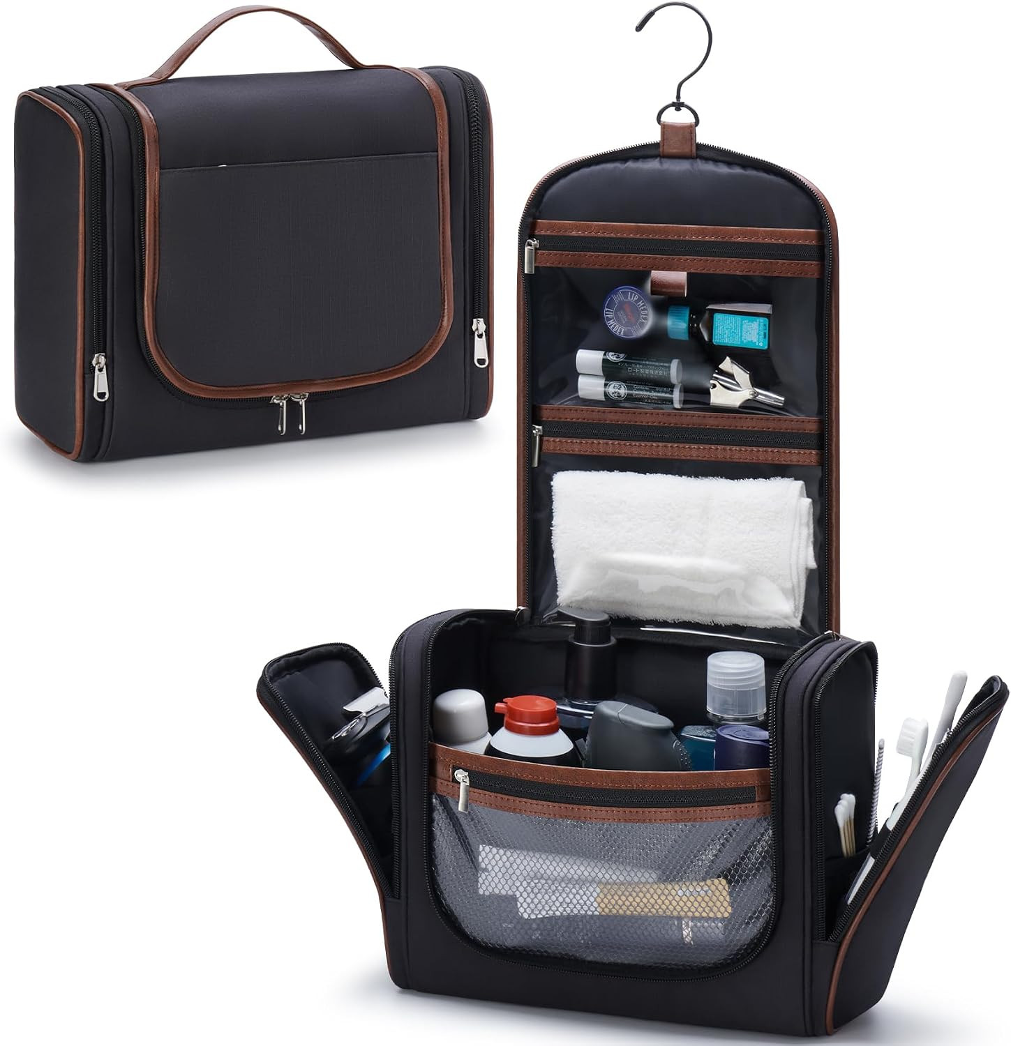 Men’S Hanging Toiletry Bag, Large Capacity Toiletry Organizer | Water-Resistant