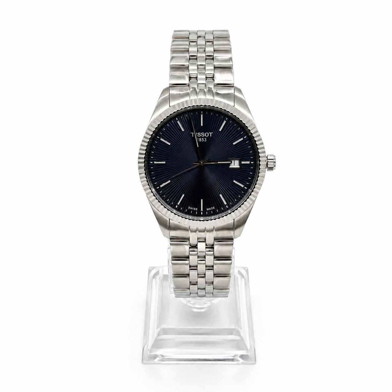 Tissot Ballade Blue Dial Silver Quartz 40mm Men\'s watch T15641011041OO