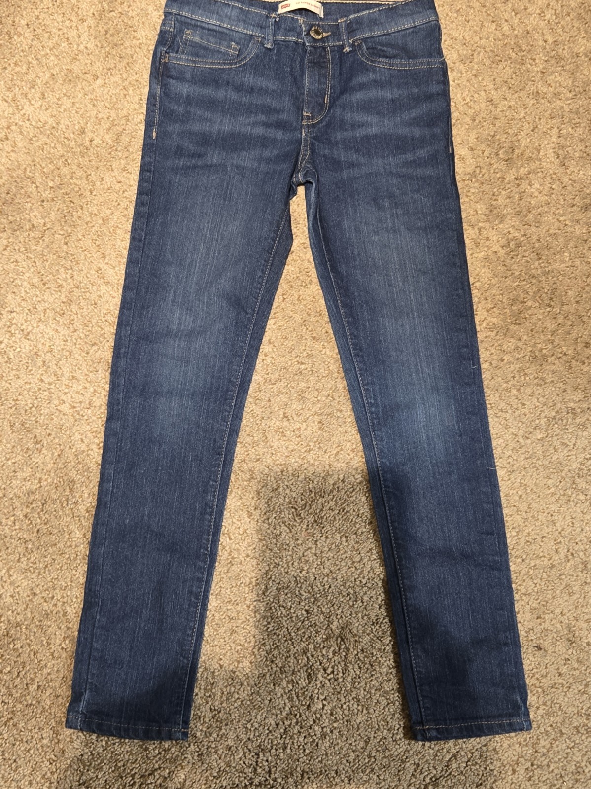 Levi\'s 710 Super Skinny Stretch Denim Jeans Girls Medium Wash, Size 12 Regular Levi\'s 710 Super Skinny Stretch Denim Jeans Girls Medium Wash, Size 12 Regular
