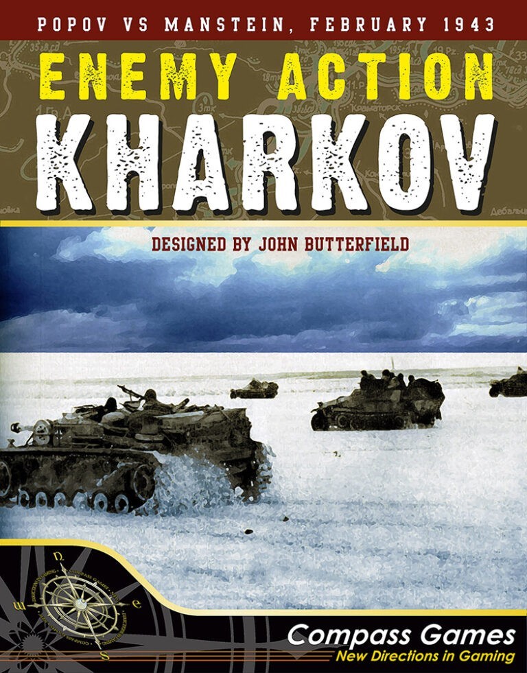 Compass Games Enemy Action: Kharkov Solitaire Board Game 2nd Reprint 2022 NISW🆕