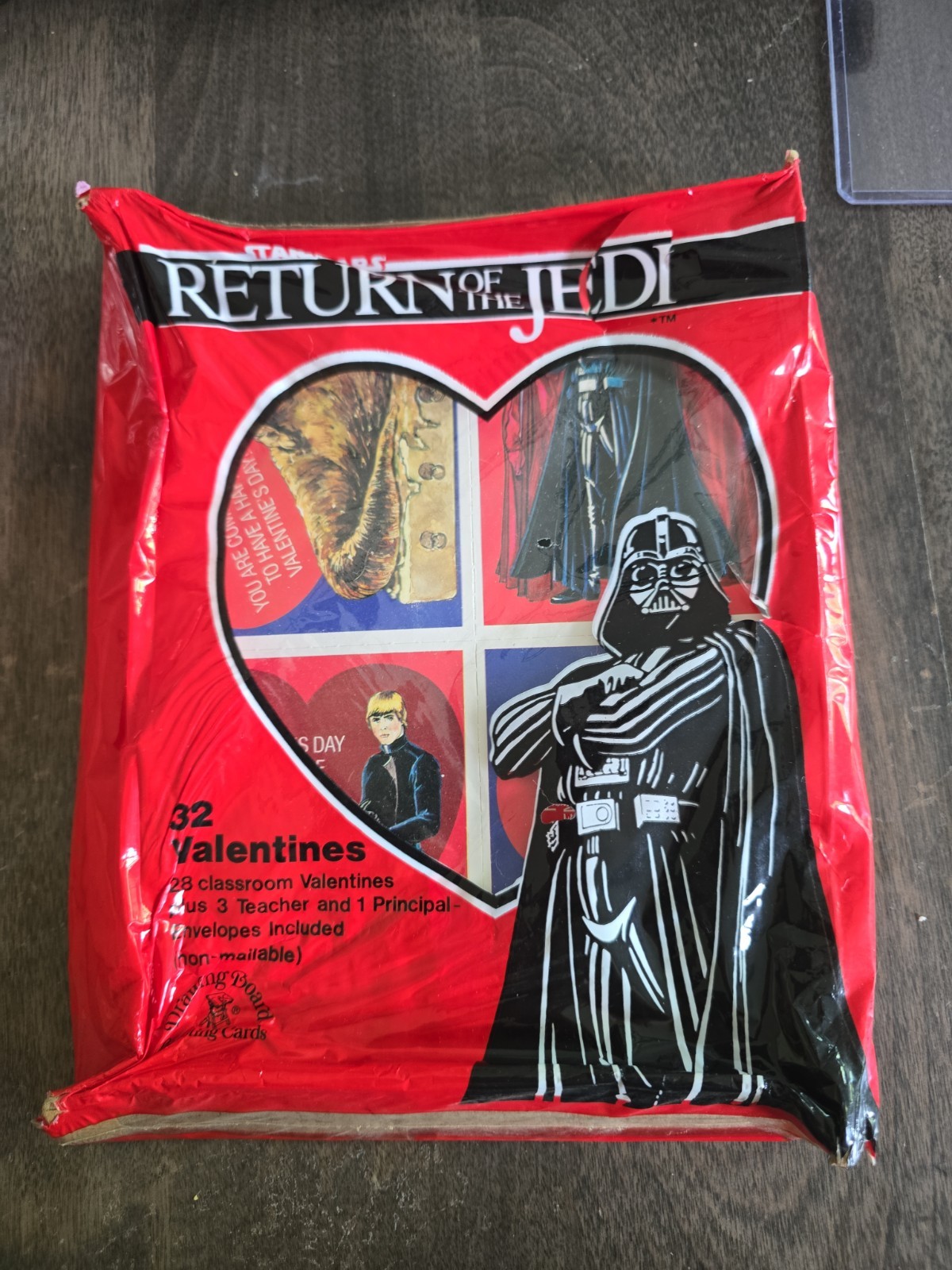 1984 Star Wars Valentine Cards SEE Photos Box Is In Rough Shape But Sealed