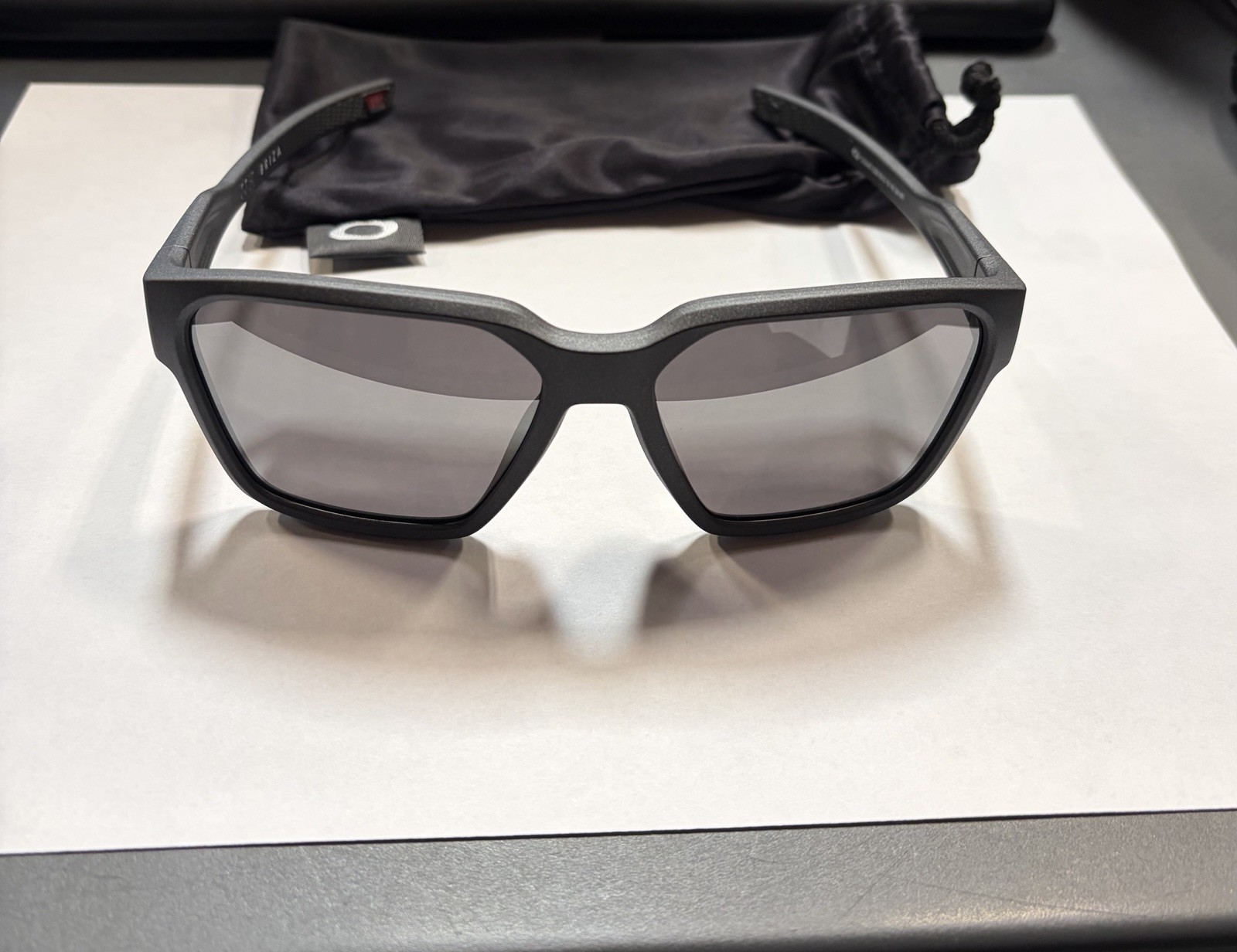 Oakley Sunglasses BRIZA OO9497-0358 Steel  Frame W/ PRIZM Black Lens Authentic