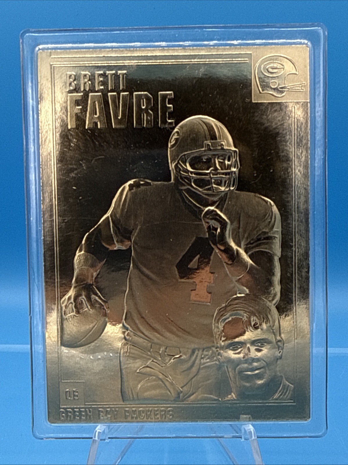 1999-2001 Danbury Mint 22K Gold Legends Brett Favre #54 Green Bay Packers