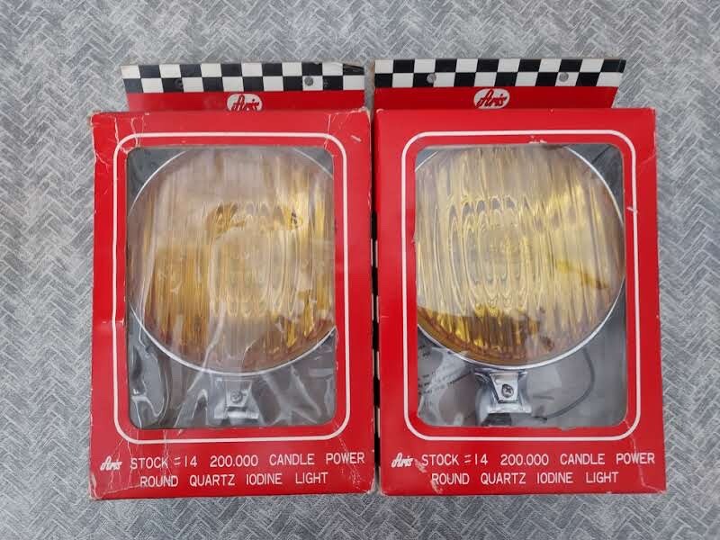 Original Vintage Aris Iodine Stock #14 Pair of Fog Lights - NEW