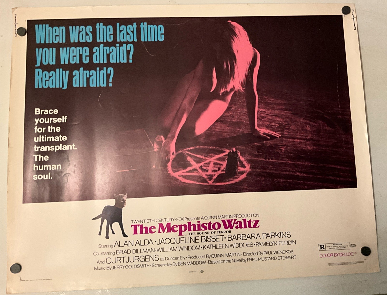 The Mephisto Waltz - 1971 Original One Sheet Movie Poster - size: 27x41