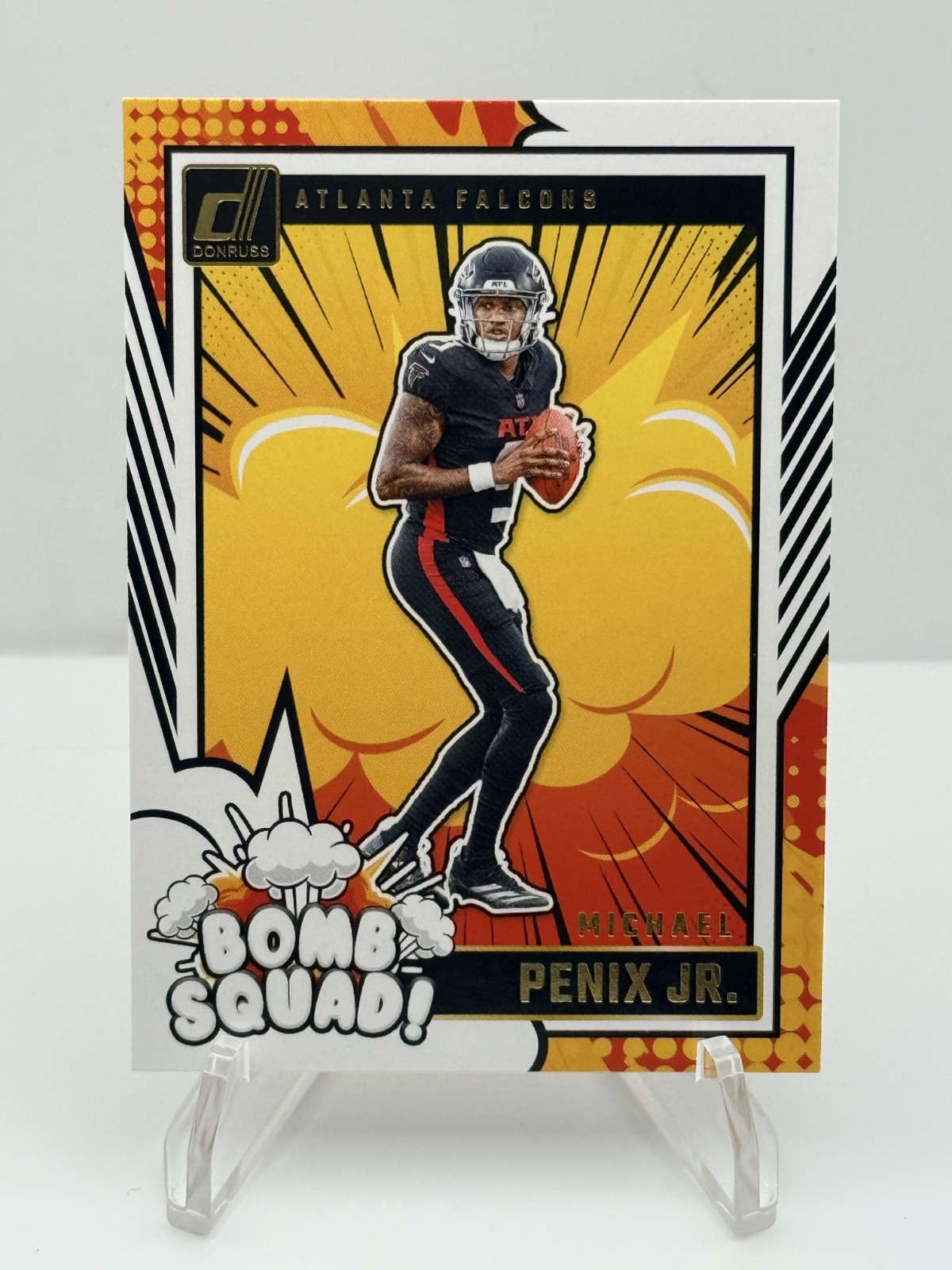 2024 Panini Donruss - Bomb Squad Michael Penix Jr. #1 (RC) 2024 Panini Donruss - Bomb Squad Michael Penix Jr. #1 (RC)